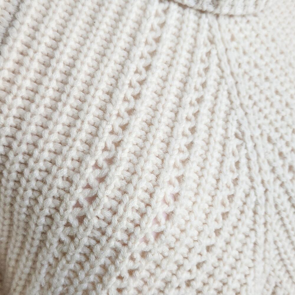 rag & bone Ivory Ribbed Chevron Turtleneck Sweater - Picture 6 of 11